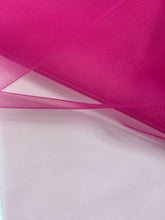 Tüll Klasszikus Világos Magenta - 3 m Szélesség